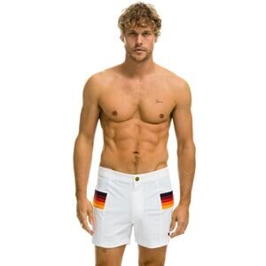 Aviator Nation Men's horizontal 5 stripe flex shorts - size 34
